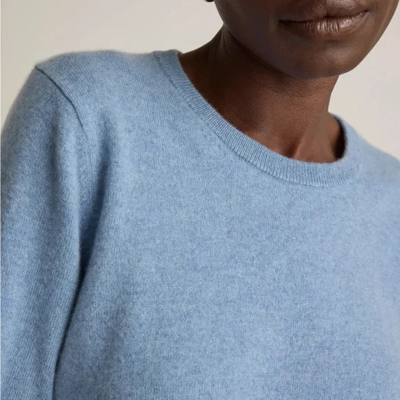 Quince Mongolian Cashmere Crewneck Sweater - Picture 2 of 5